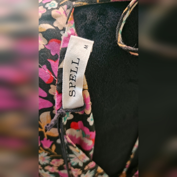 NWOT Spell + Free People XS Impala Lily Gown Maxi Dress Night Blossom MSRP $379 - Picture 15 of 17